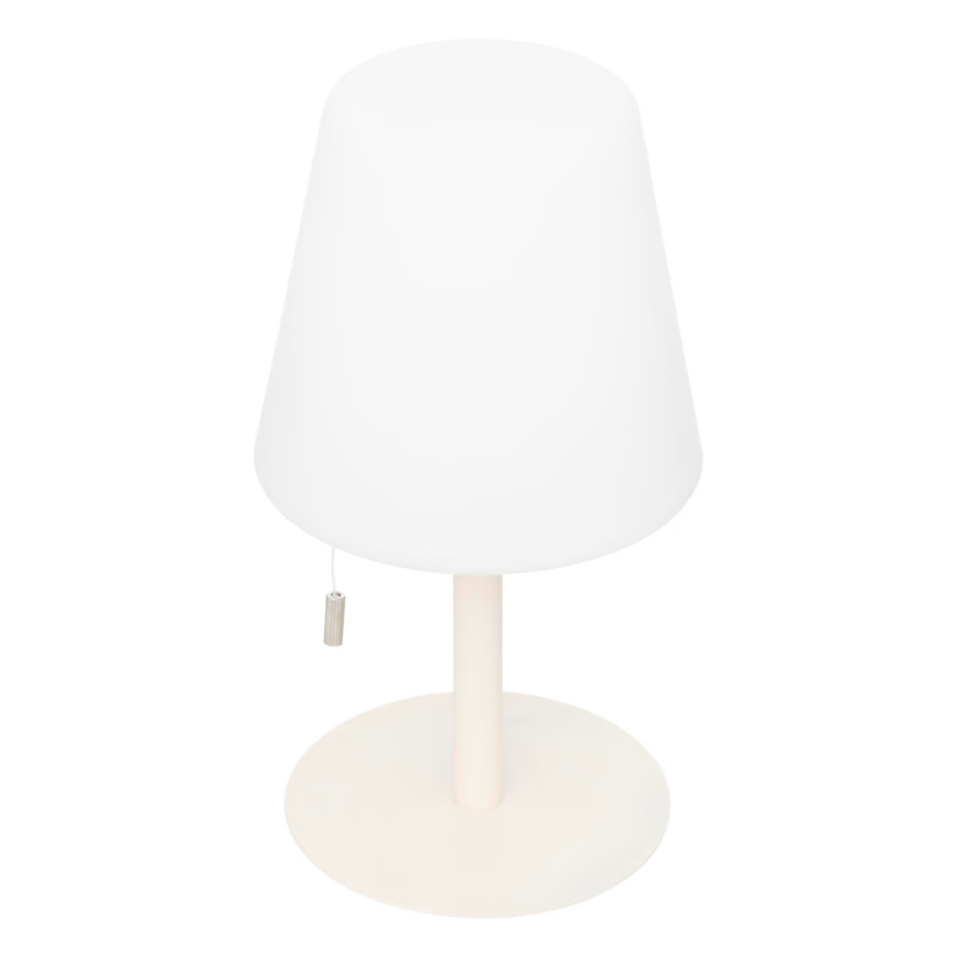 Atmosphera - LED RGBW Nabíjacia vonkajšia stolná lampa ZACK LED/3,7V 1200 mAh IP44 béžová