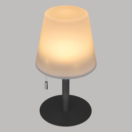 Atmosphera - LED RGBW Nabíjacia vonkajšia stolná lampa ZACK LED/3,7V 1200 mAh IP44 čierna