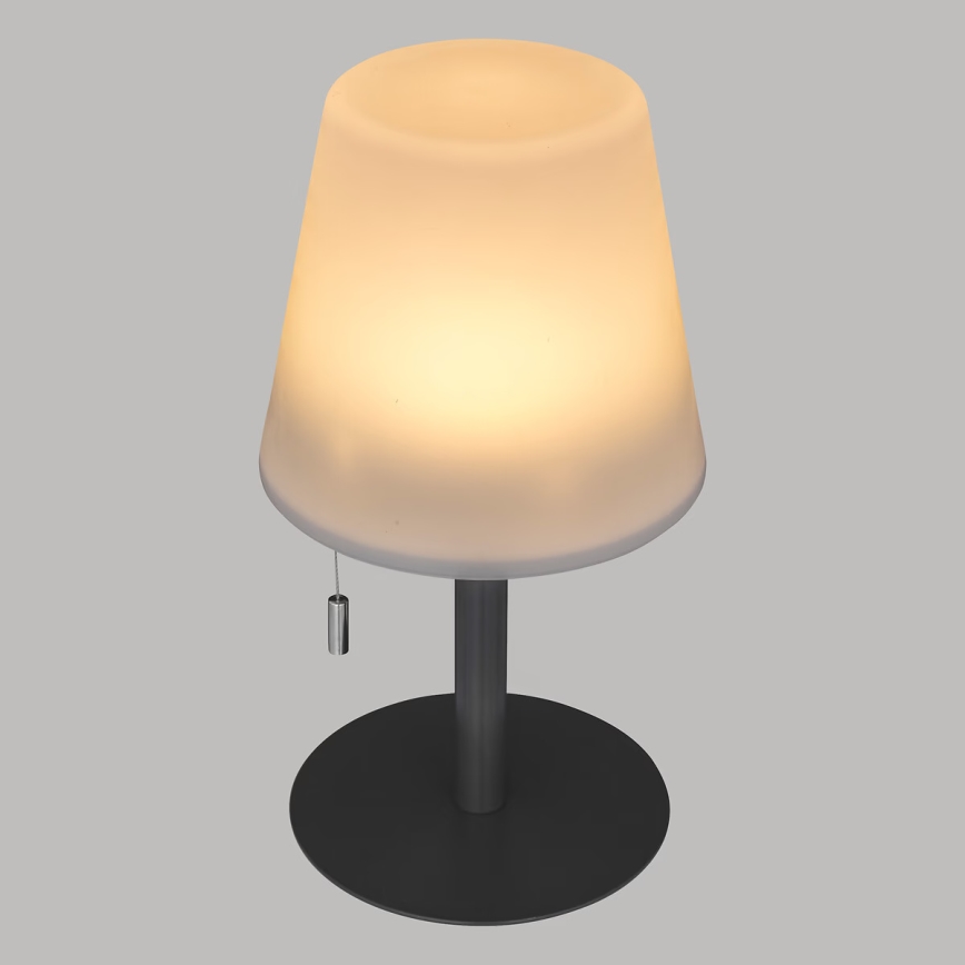 Atmosphera - LED RGBW Nabíjacia vonkajšia stolná lampa ZACK LED/3,7V 1200 mAh IP44 čierna