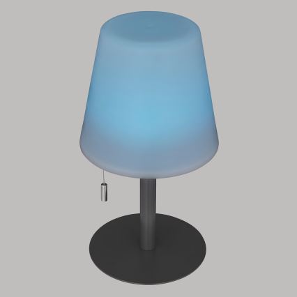 Atmosphera - LED RGBW Nabíjacia vonkajšia stolná lampa ZACK LED/3,7V 1200 mAh IP44 čierna