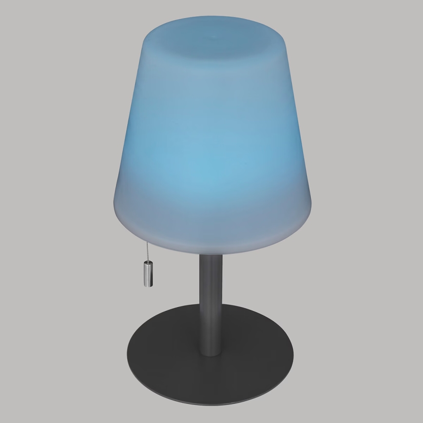 Atmosphera - LED RGBW Nabíjacia vonkajšia stolná lampa ZACK LED/3,7V 1200 mAh IP44 čierna