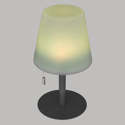 Atmosphera - LED RGBW Nabíjacia vonkajšia stolná lampa ZACK LED/3,7V 1200 mAh IP44 čierna