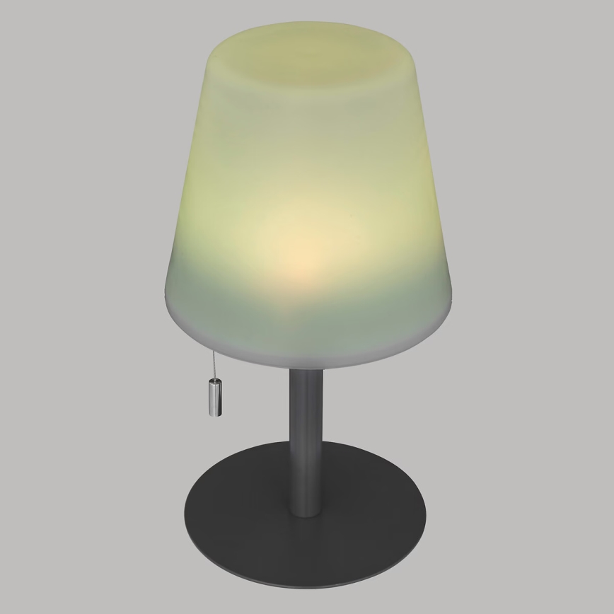 Atmosphera - LED RGBW Nabíjacia vonkajšia stolná lampa ZACK LED/3,7V 1200 mAh IP44 čierna