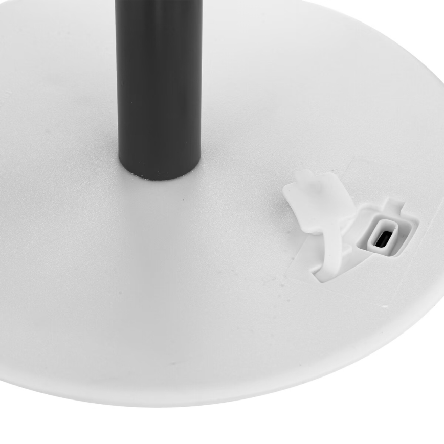 Atmosphera - LED RGBW Nabíjacia vonkajšia stolná lampa ZACK LED/3,7V 1200 mAh IP44 čierna