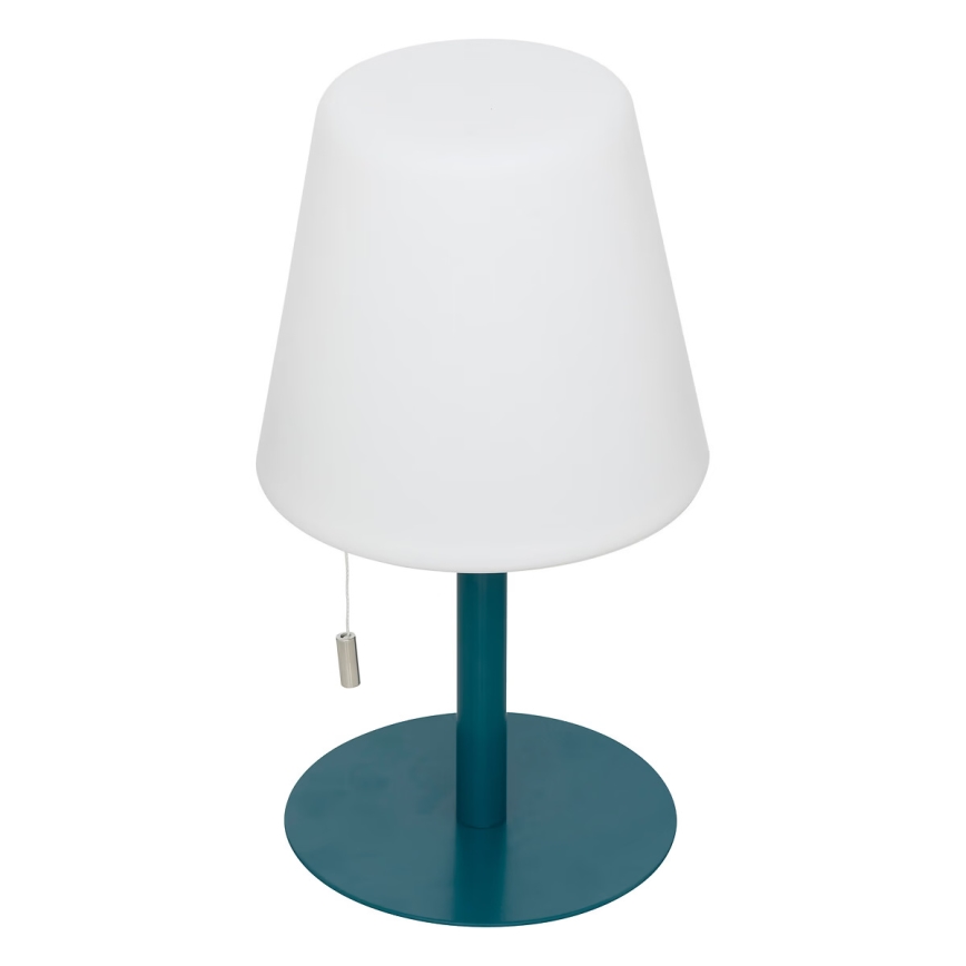 Atmosphera - LED RGBW Nabíjacia vonkajšia stolná lampa ZACK LED/3,7V 1200 mAh IP44 tyrkysová