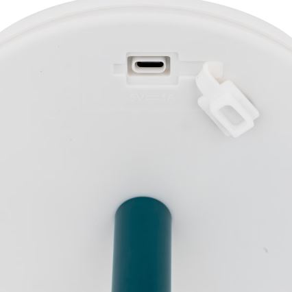 Atmosphera - LED RGBW Nabíjacia vonkajšia stolná lampa ZACK LED/3,7V 1200 mAh IP44 tyrkysová