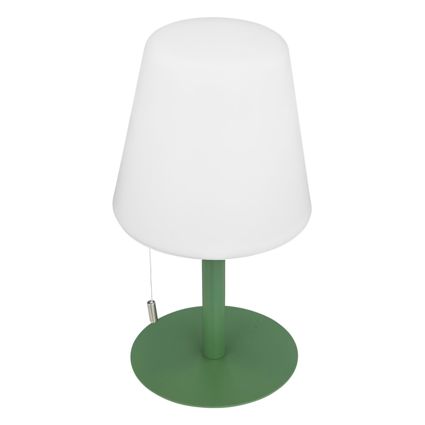 Atmosphera - LED RGBW Nabíjacia vonkajšia stolná lampa ZACK LED/3,7V 1200 mAh IP44 zelená