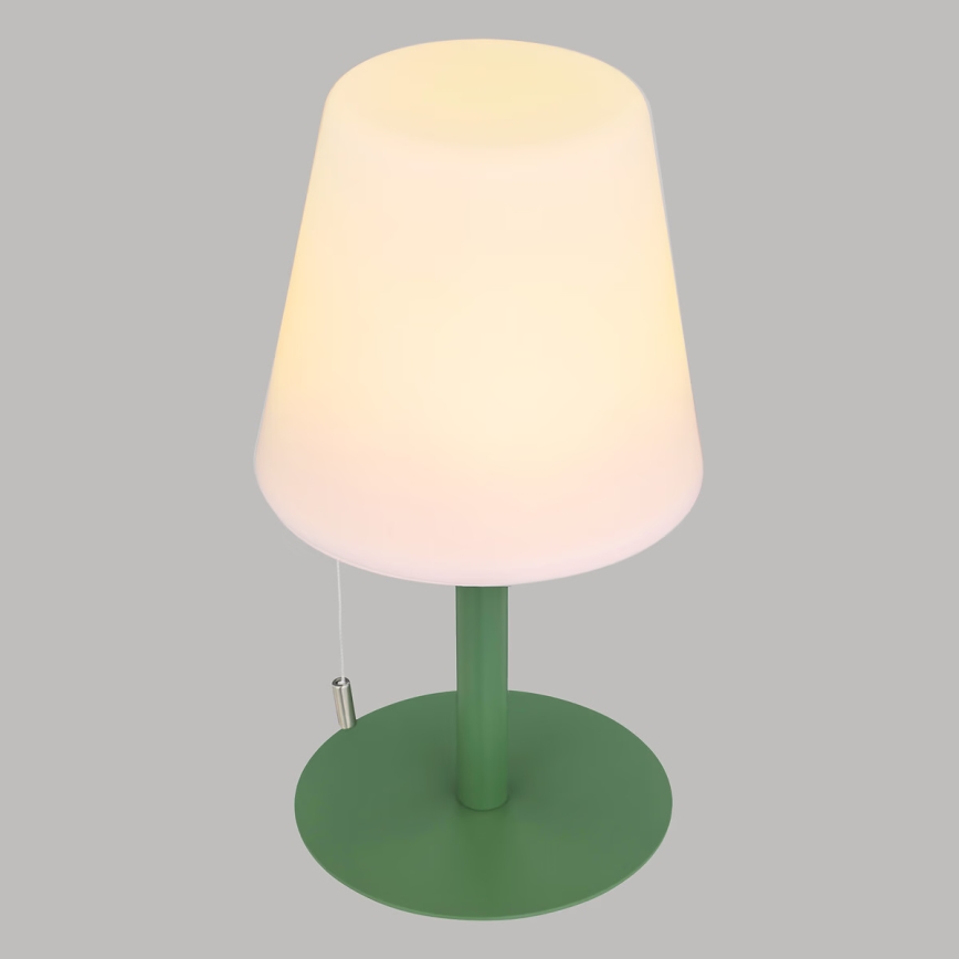 Atmosphera - LED RGBW Nabíjacia vonkajšia stolná lampa ZACK LED/3,7V 1200 mAh IP44 zelená