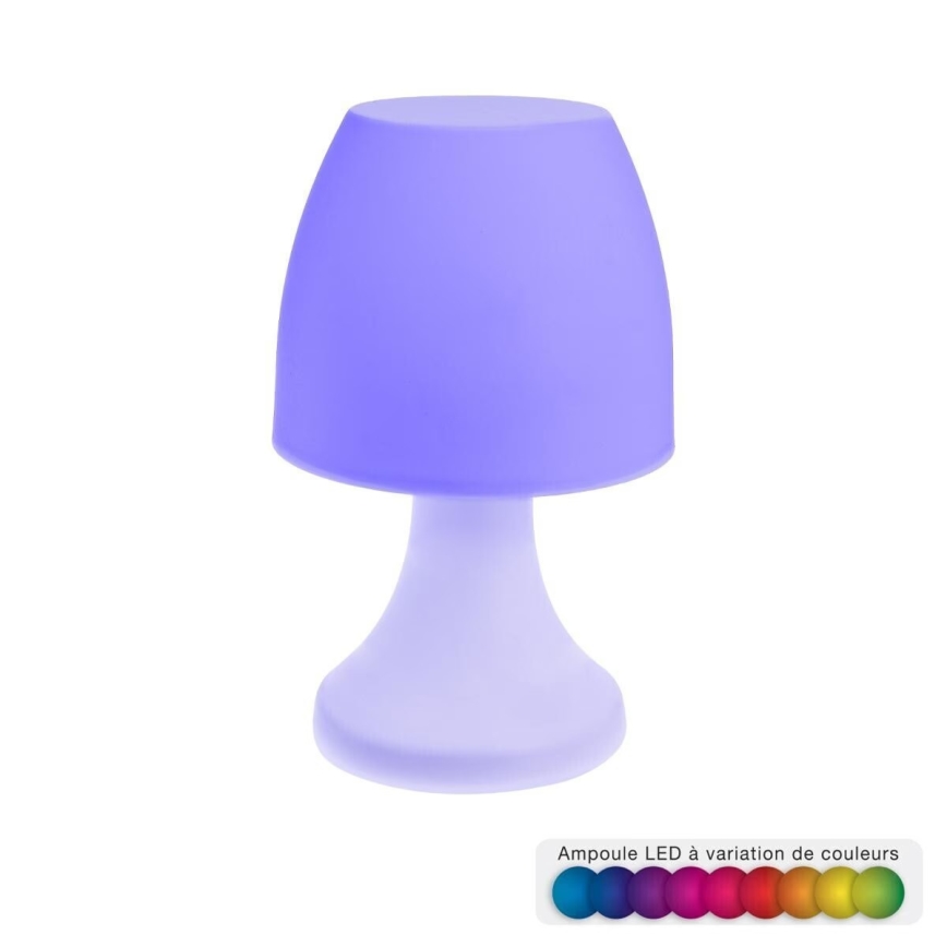 Atmosphera - LED RGB Vonkajšia stolná lampa DOKK LED/3xAAA 19,5 cm IP44