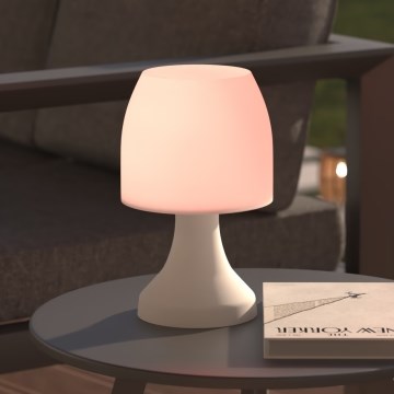 Atmosphera - LED RGB Vonkajšia stolná lampa DOKK LED/3xAAA 27,5 cm IP44