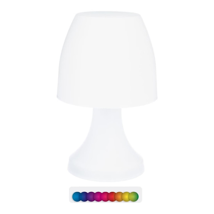 Atmosphera - LED RGB Vonkajšia stolná lampa DOKK LED/3xAAA 27,5 cm IP44