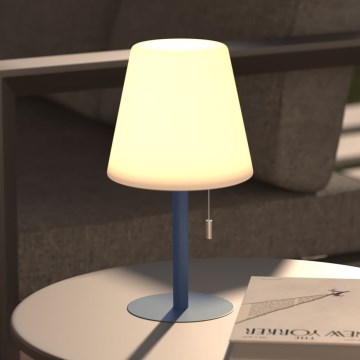 Atmosphera - LED RGBW Nabíjacia vonkajšia stolná lampa ZACK LED/3,7V 1200 mAh IP44 tyrkysová
