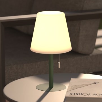 Atmosphera - LED RGBW Nabíjacia vonkajšia stolná lampa ZACK LED/3,7V 1200 mAh IP44 zelená