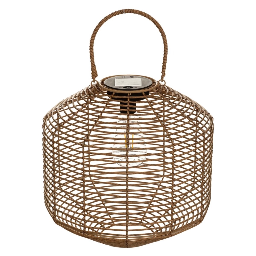 Atmosphera - LED Solárna lampa CUBA LED/1,2V 800 mAh IP44 ratan