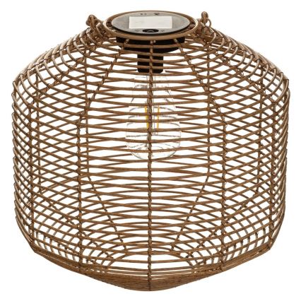 Atmosphera - LED Solárna lampa CUBA LED/1,2V IP44 ratan