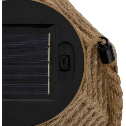 Atmosphera - LED solárna lucerna GINA LED/1,2V 800 mAh IP44 juta