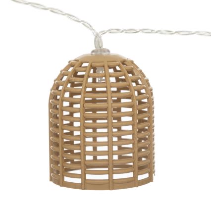 Atmosphera - LED solárna dekoratívna reťaz AIA 10xLED 3,35m IP44 teplá biela 1500 mAh