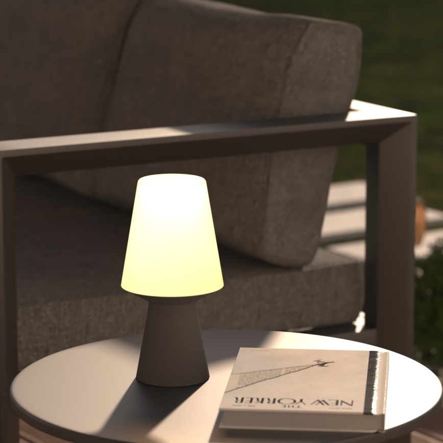 Atmosphera - LED Stmievateľná vonkajšia dotyková stolná lampa WIZA LED/5V 23 cm IP44