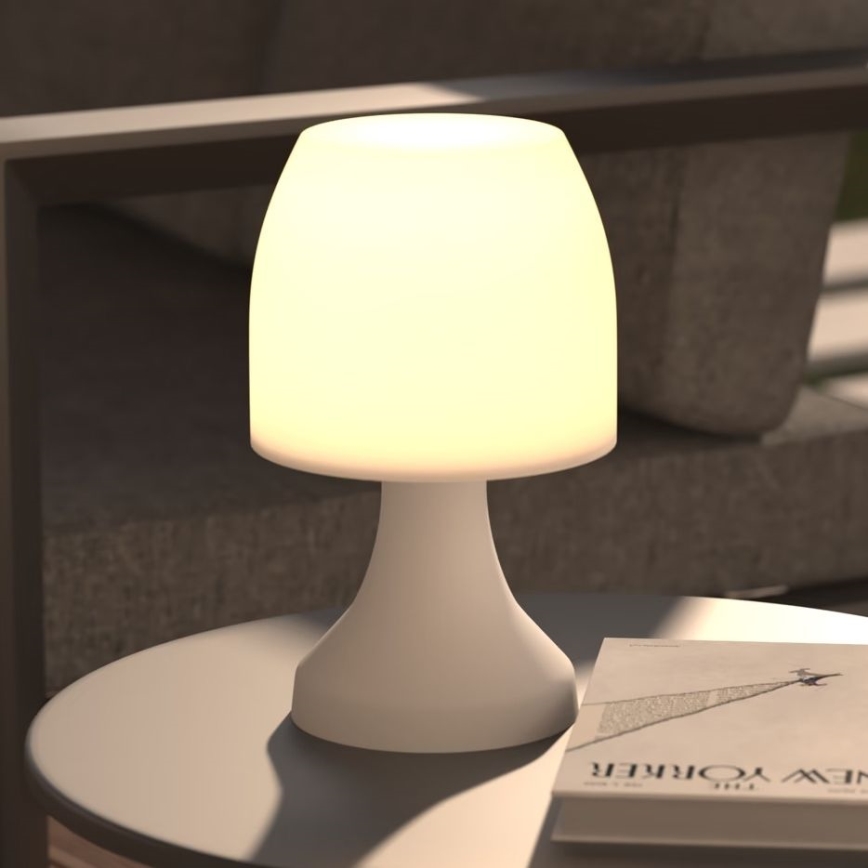 Atmosphera - LED Vonkajšia stolná lampa DOKK LED/3xAAA 27,5 cm IP44