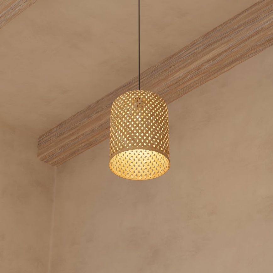 Atmosphera - Luster na lanku ALI 1xE27/40W/230V bambus