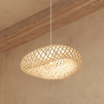 Atmosphera - Luster na lanku BEDDY 1xE27/40W/230V bambus