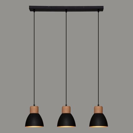 Atmosphera - Luster na lanku DESY 1xE27/40W/230V borovica