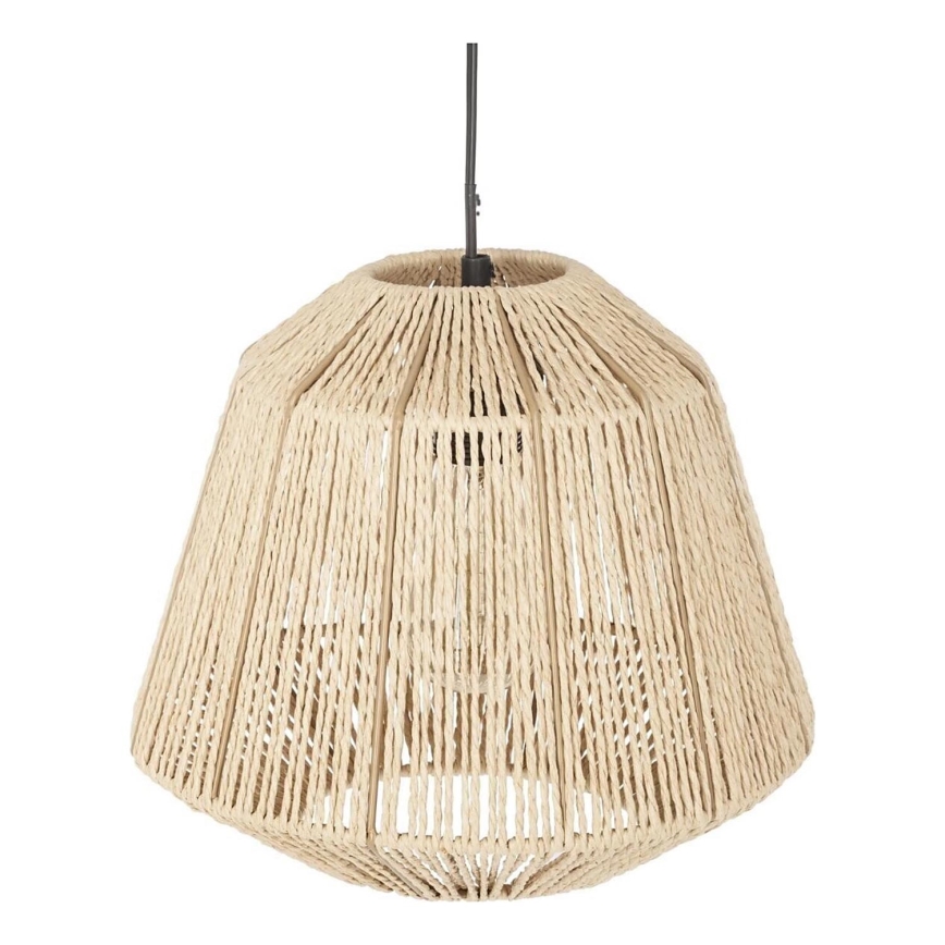Atmosphera - Luster na lanku JILY 1xE27/40W/230V juta béžová