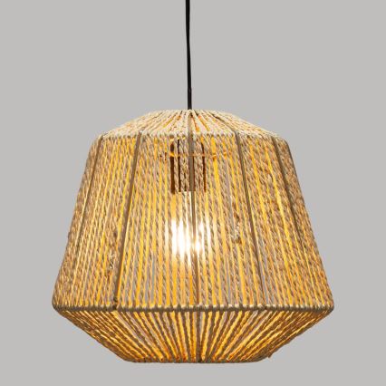 Atmosphera - Luster na lanku JILY 1xE27/40W/230V juta béžová