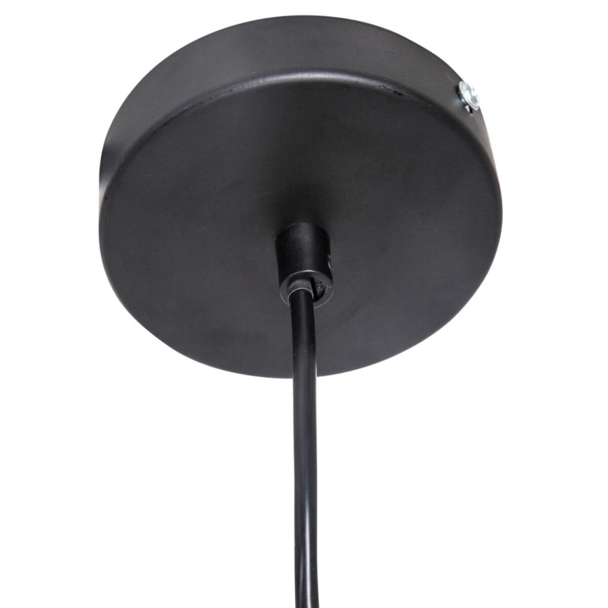 Atmosphera - Luster na lanku JILY 1xE27/40W/230V juta čierna