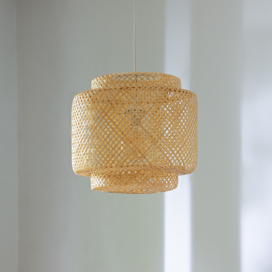 Atmosphera - Luster na lanku LIBY 1xE27/40W/230V bambus