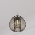 Atmosphera - Luster na lanku NODA 1xE27/40W/230V čierna
