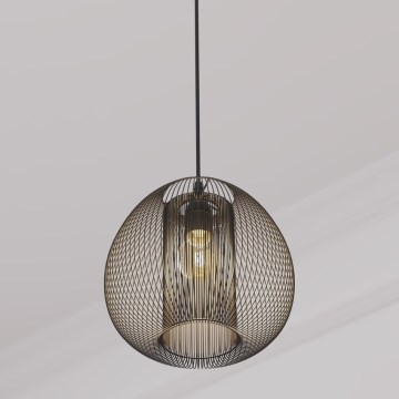 Atmosphera - Luster na lanku NODA 1xE27/40W/230V čierna