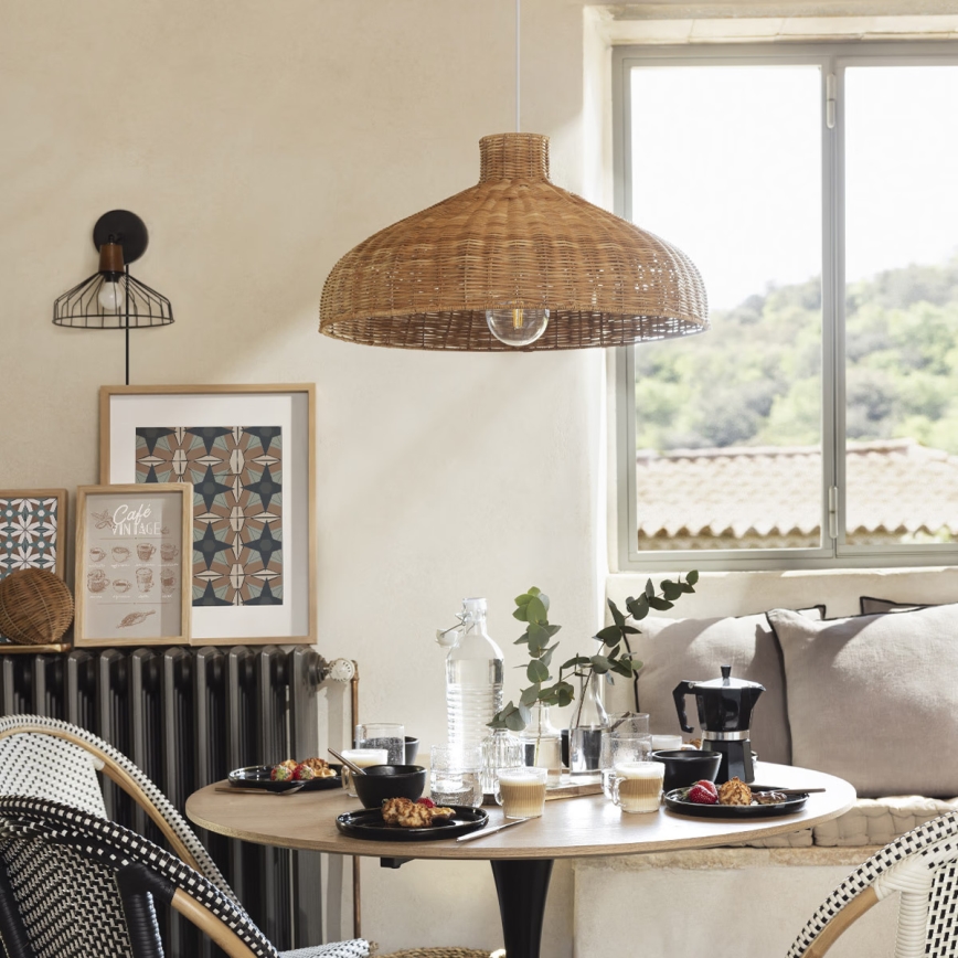 Atmosphera - Luster na lanku ORI 1xE27/40W/230V ratan
