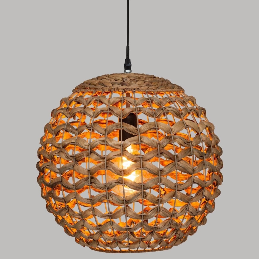 Atmosphera - Luster na lanku SAND 1xE27/40W/230V vodný hyacint