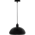 Atmosphera - Luster na lanku SAVIO 1xE27/40W/230V čierna