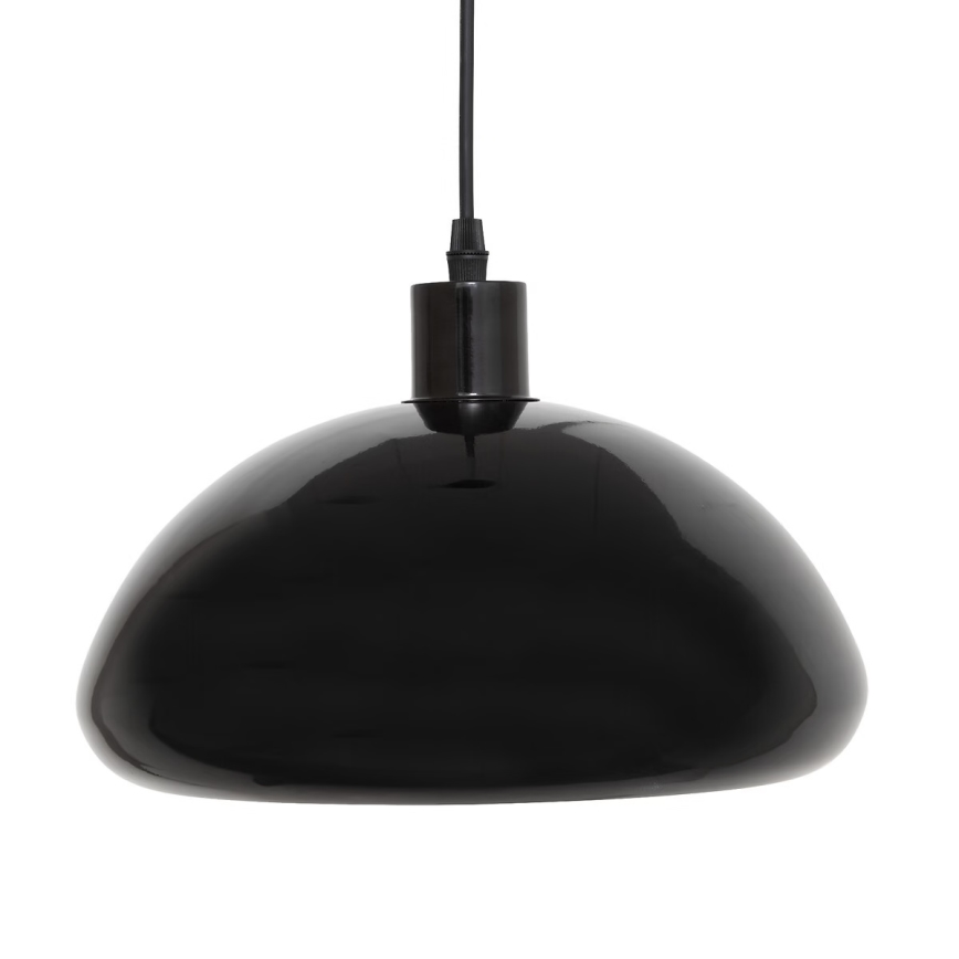 Atmosphera - Luster na lanku SAVIO 1xE27/40W/230V čierna