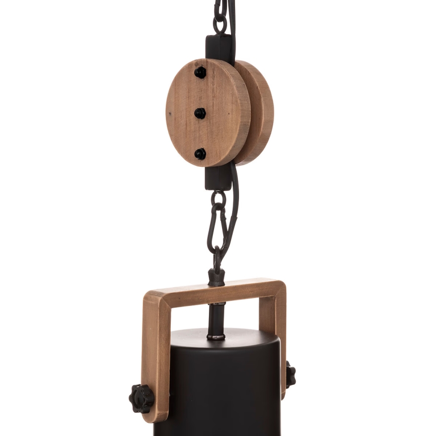 Atmosphera - Luster na lanku SILAS 1xE27/40W/230V borovica