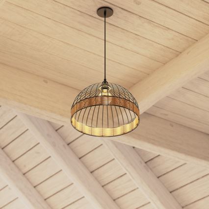Atmosphera - Luster na lanku SUWA 1xE27/40W/230V ratan
