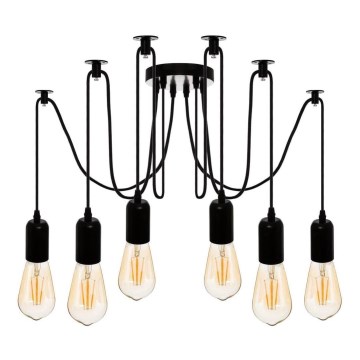 Atmosphera - Luster na lanku UDELL 6xE27/40W/230V pavúk
