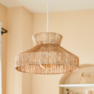 Atmosphera - Luster na lanku ZELIA 1xE27/40W/230V juta