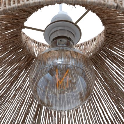 Atmosphera - Luster na lanku ZELIA 1xE27/40W/230V juta