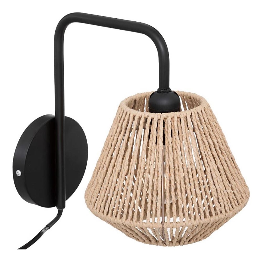Atmosphera - Nástenná lampa JILY 1xE27/40W/230V juta