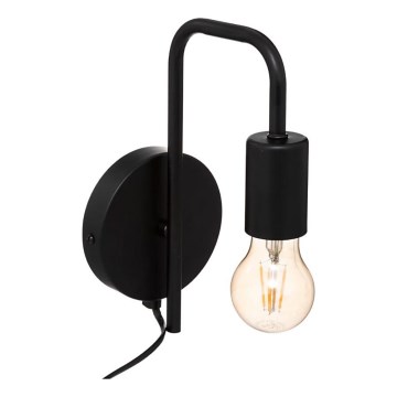 Atmosphera - Nástenná lampa KELI 1xE27/40W/230V čierna