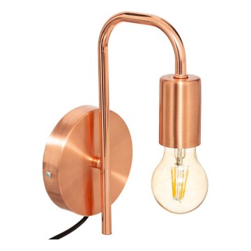 Atmosphera - Nástenná lampa KELI 1xE27/40W/230V medená