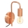 Atmosphera - Nástenná lampa KELI 1xE27/40W/230V medená
