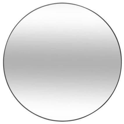Atmosphera - Nástenné zrkadlo ALICE pr. 76 cm čierna