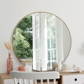 Atmosphera - Nástenné zrkadlo ALICE pr. 76 cm zlatá