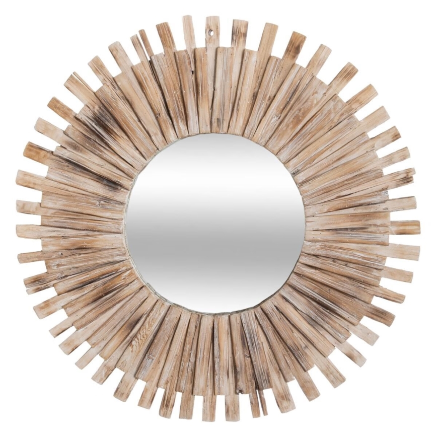 Atmosphera - Nástenné zrkadlo MANON pr. 88 cm jedľa