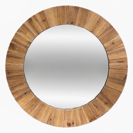 Atmosphera - Nástenné zrkadlo PAMELA pr. 83 cm jedľa