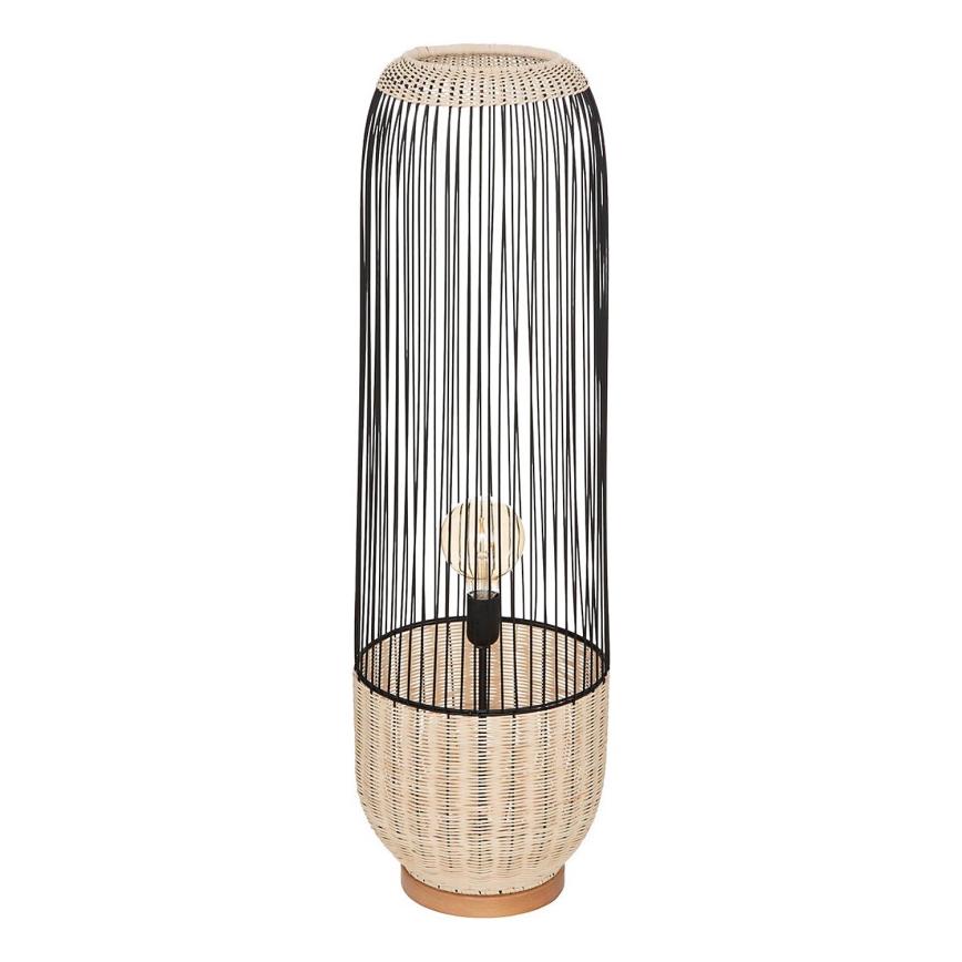 Atmosphera - Stojacia lampa ANEA 1xE27/40W/230V ratan/buk